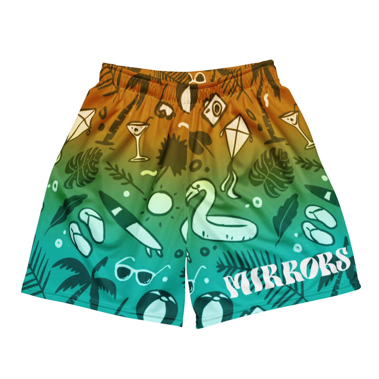 Beachful Vibe Unisex Mesh Shorts