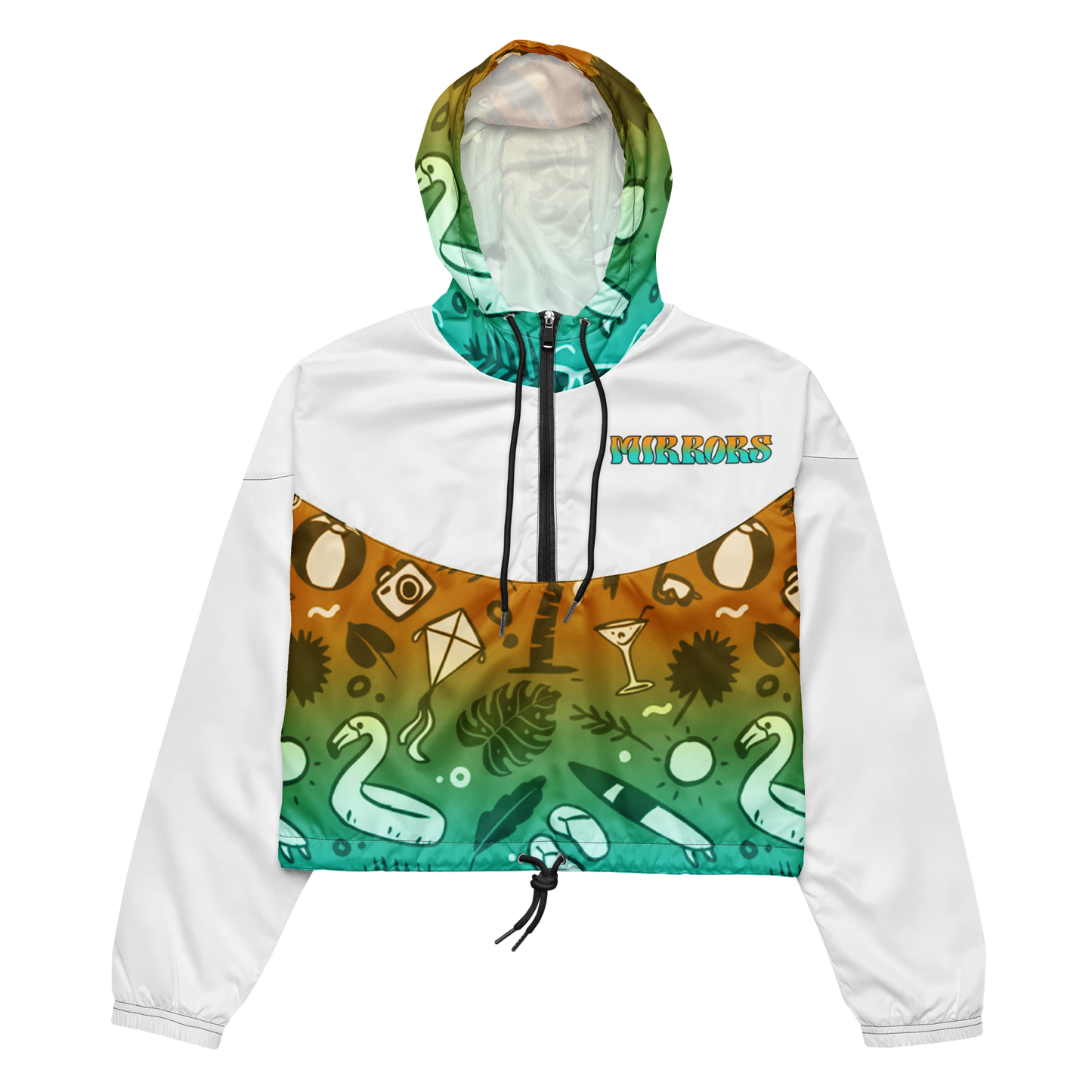 Beachful Vibe Women’s Cropped Windbreaker