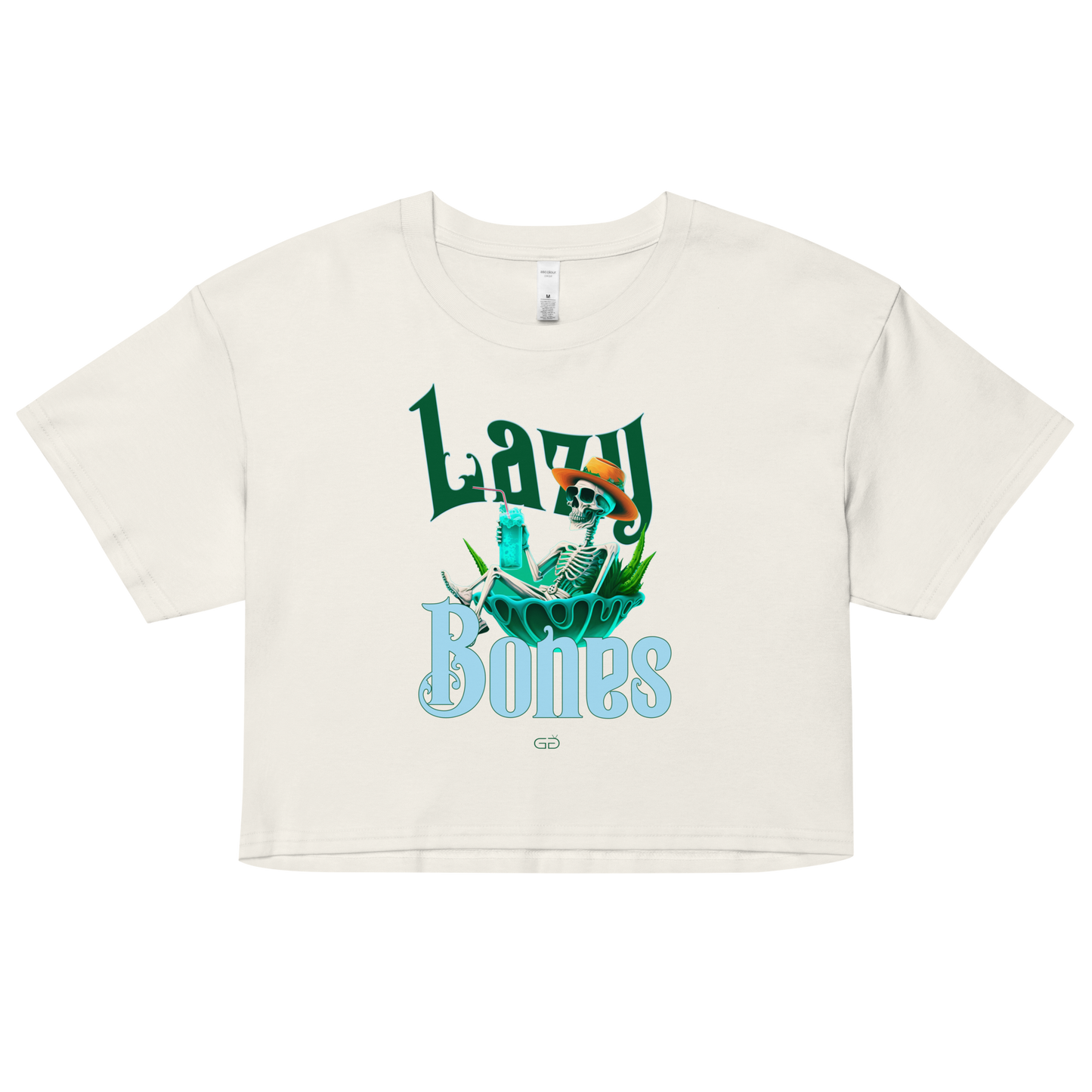 Lazy Bones Women’s Crop Top